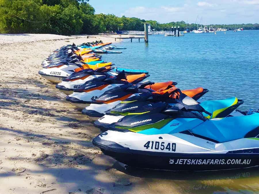 2.5-Hour Ultimate Jet Ski Safari to North Stradbroke Island - Quick hits