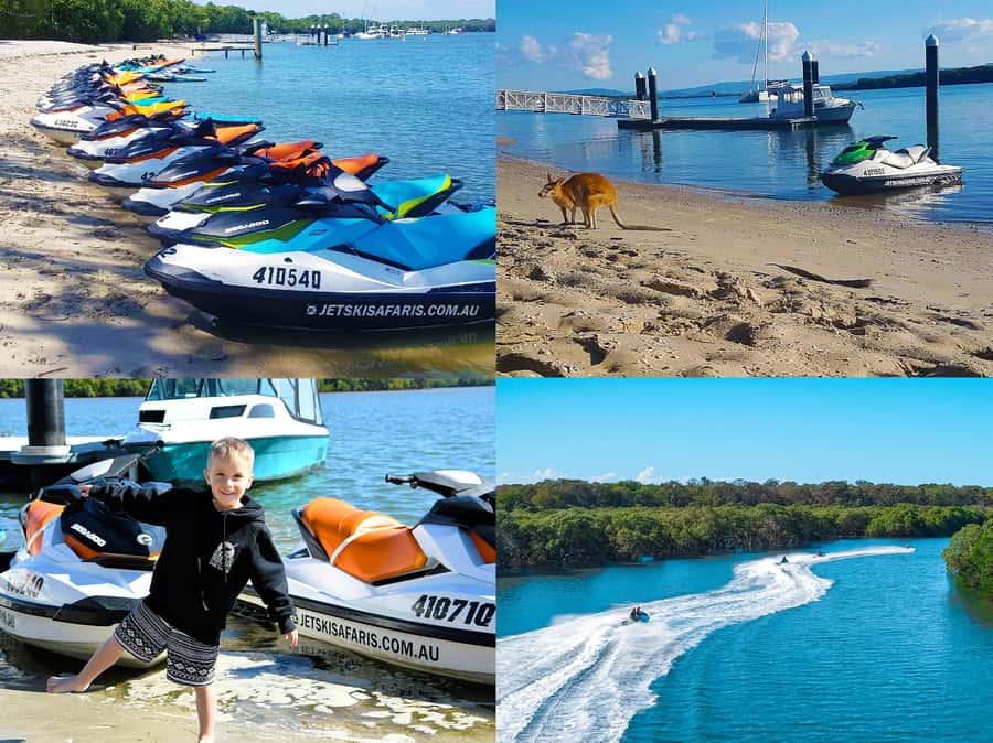 2.5-Hour Ultimate Jet Ski Safari to North Stradbroke Island - From check-in to safety practice: the part that makes the rest fun