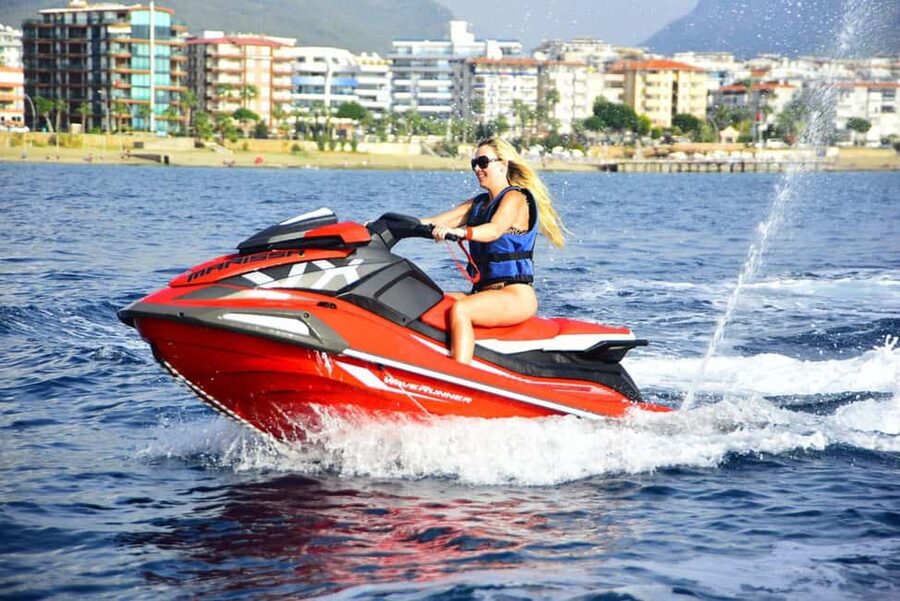 Alanya: Jet Ski Adventure - The 15-Minute Jet Ski Ride: Solo or Two-Up Thrills