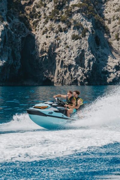 Alcudia: JetSki Tour Coll Baix beach & Caves (free Photos) - The pre-ride briefing is not small talk