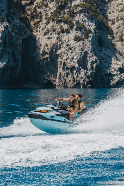 Alcudia: JetSki Tour Coll Baix beach & Caves (free Photos) - The pre-ride briefing is not small talk