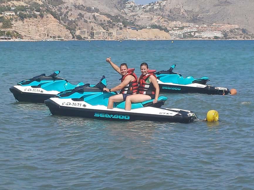 Altea: 60-minute jet ski tour with no license required - No-license jet ski from Portet Marina: the setup