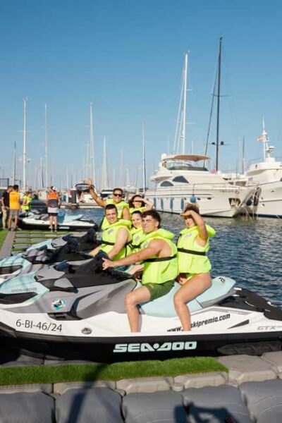 Barcelona: Jet ski rental without a license - No license required: what you do before you hit the throttle