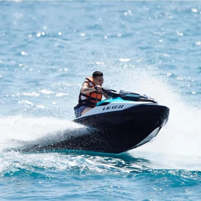 Barcelona: Jet Ski Ride 1 or 2 People w/ Instructor Included - How the Ride Works: One Jet Ski, Two People, Driver Swaps