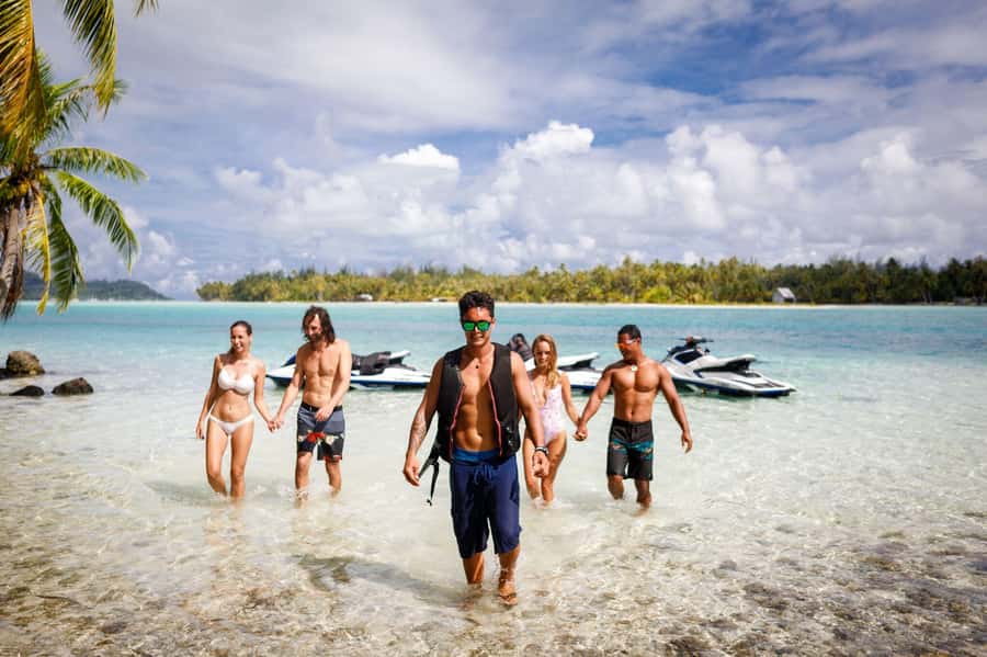 Bora Bora Adventure Day: 4X4 and Jet Ski with Lunch - Jet Ski Time: Two Hours Around the Bays and Mt. Otemanu Views