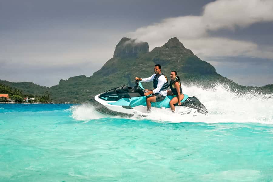 Bora Bora: Combo ATV & Jet Ski Day Trip with Polynesian BBQ - Polynesian BBQ on a motu: the menu is part of the experience