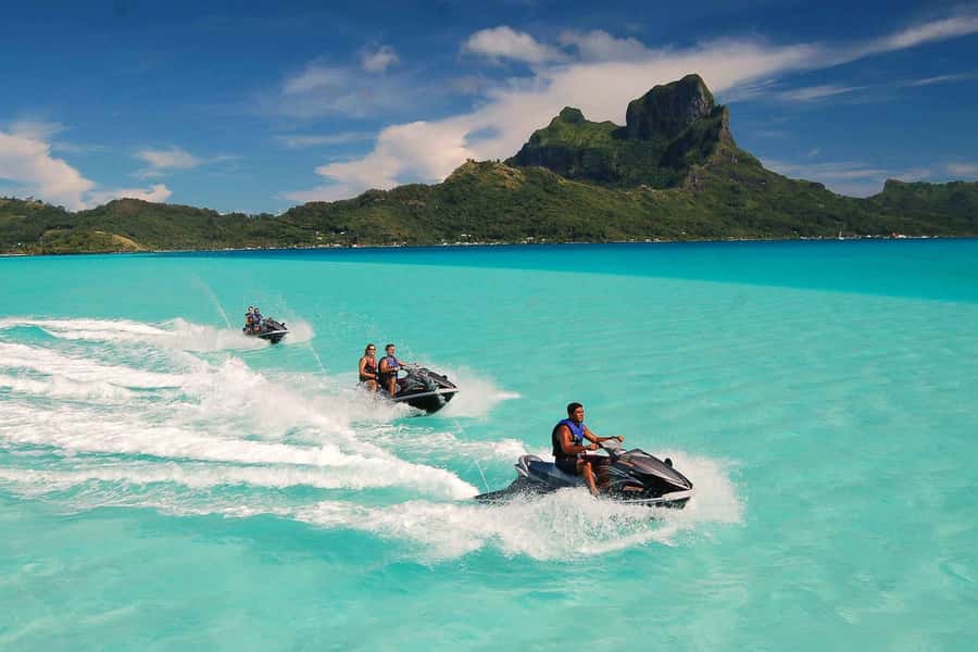 Bora Bora: Jet Ski, Lunch & Shark/ Ray Safari - Snorkeling and swimming: gear, safety, and what you’ll be doing