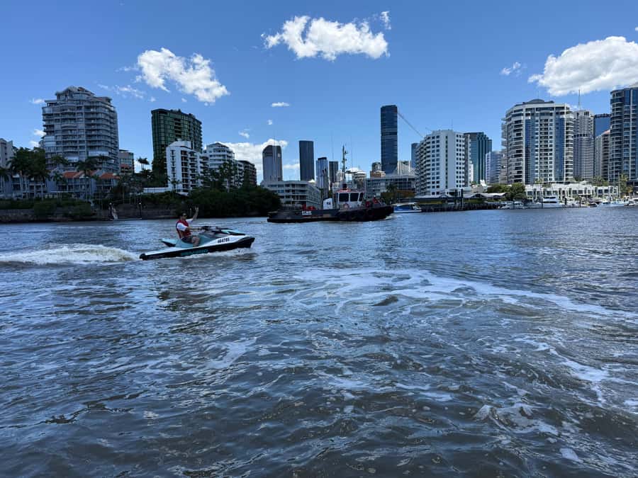 Brisbane River Jet Ski Tour - The First Glides: Breakfast Creek to Brisbane Powerhouse