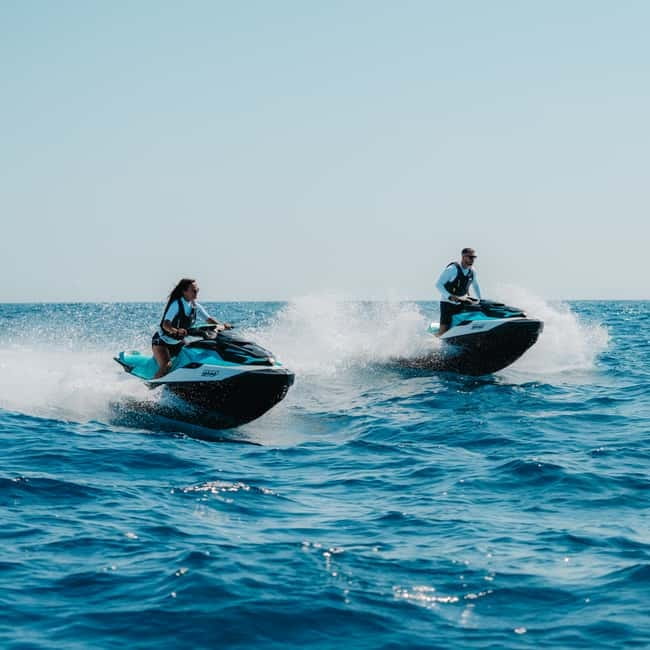 Cala d'Or | Jet Ski Tour 1 hour along southeast coast. - The Sea‑Doo GTX 130: stable, powerful, and not as scary as it looks