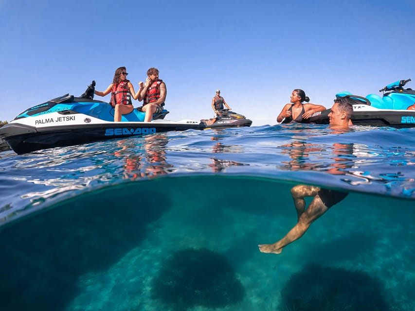 Calanova: Individual Jet Ski excursion with guide - The 1-hour guided jet ski route: fast fun with real structure
