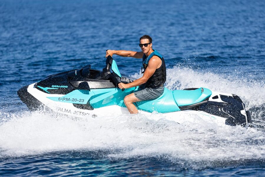 Calanova: Individual Jet Ski excursion with guide - You don’t need a boat license, but you do need to swim