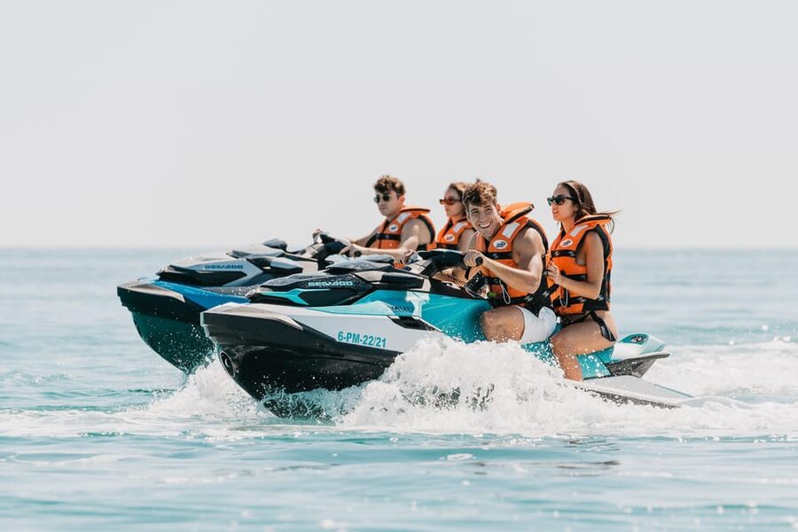 Can Picafort: Guided Playa de Muro Jet Ski Tour with Photos - What You See: Playa de Muro, Can Picafort, and Alcudia Bay