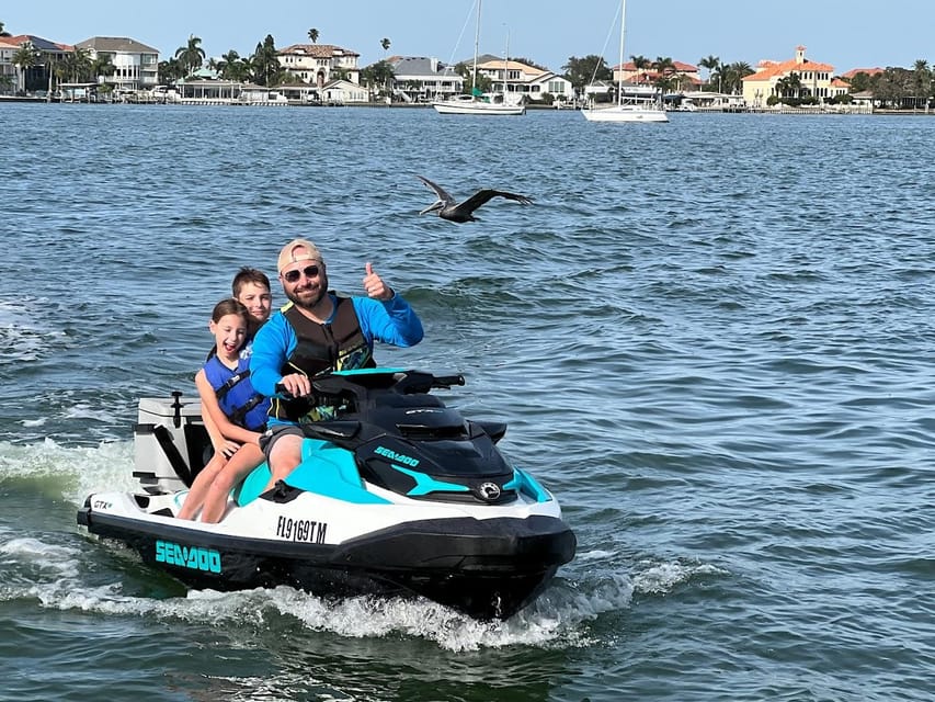Clearwater: Dolphin Jet Ski Tour - 1 SKI FOR UP TO 3 PEOPLE - Key highlights worth knowing before you go