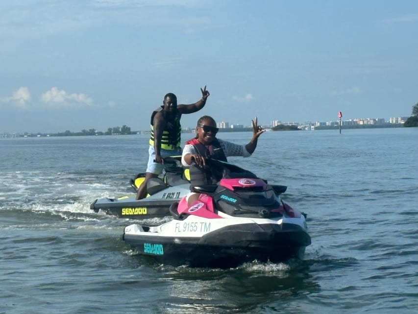 Clearwater: Dolphin Jet Ski Tour - 1 SKI FOR UP TO 3 PEOPLE - Wildlife spotting that doesn’t feel like a guessing game
