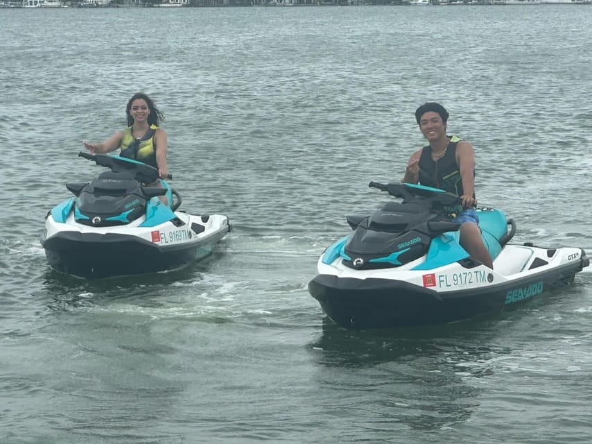 Clearwater: Dolphin Jet Ski Tour - 1 SKI FOR UP TO 3 PEOPLE - Family fit: fun for ages 14+ with the right rules