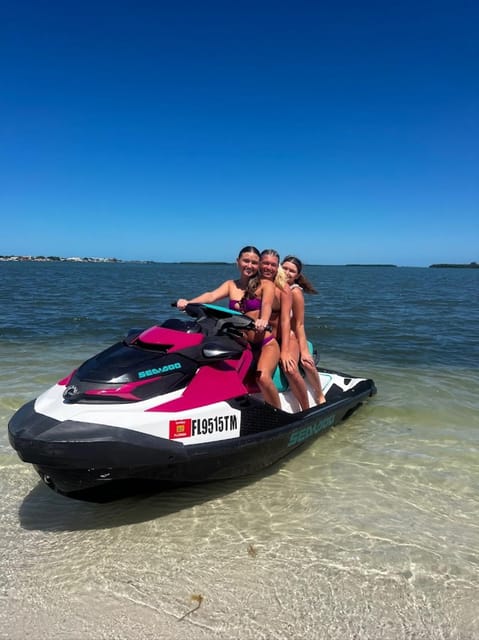 Clearwater: Dolphin Jet Ski Tour - 1 SKI FOR UP TO 3 PEOPLE - Price and value: $248 per ski up to 3 people