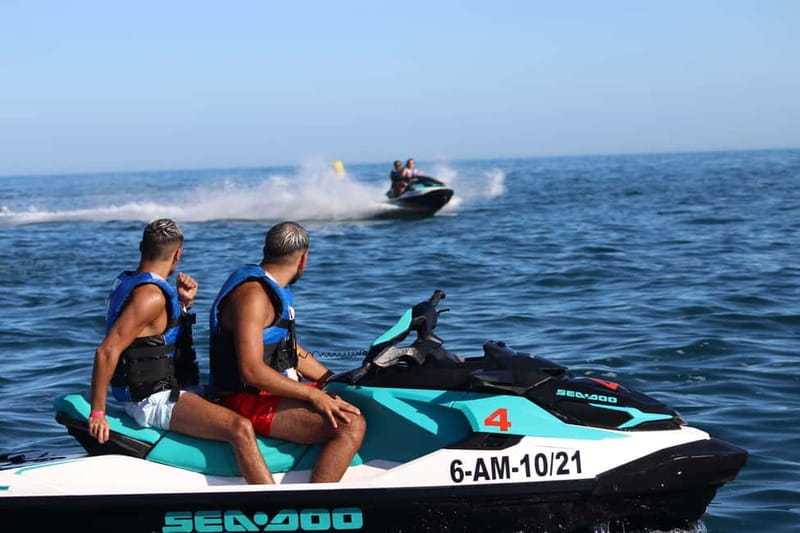 Closed circuit on Jetski - The short guided run: how instruction works on the water