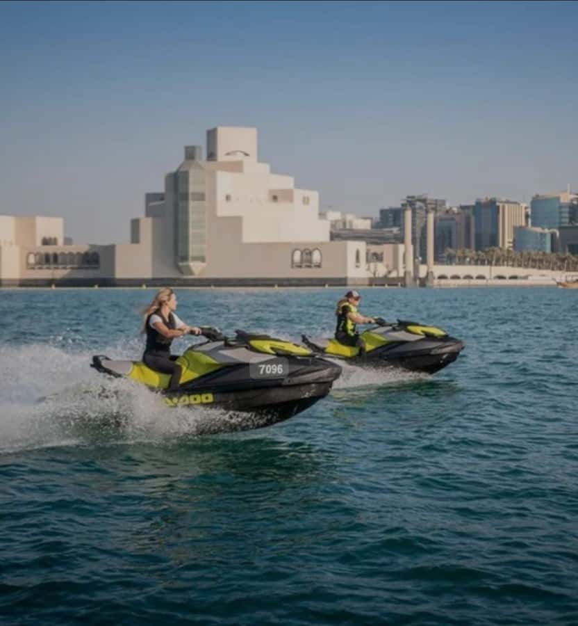 Doha: Jet Ski Adventure with Skyline and Pearl Qatar View - Photos during scenic pauses: bring a camera and plan your angles