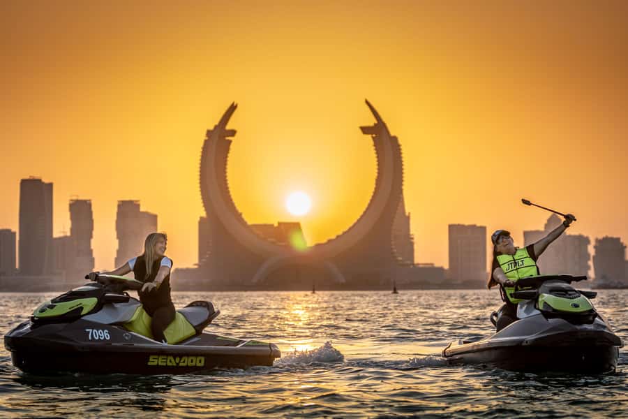 Doha: Jet Ski to Skyline with View of Katara and Pearl Qatar - Jet Ski to Skyline: What You’re Really Signing Up For in Doha