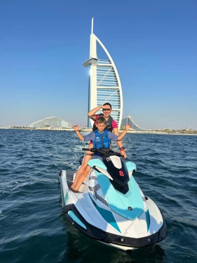 Dubai Jet Ski & Chill? More Like Jet Ski & Thrill! + Coffee - The pre-ride routine: safety briefing, life jackets, and getting comfortable