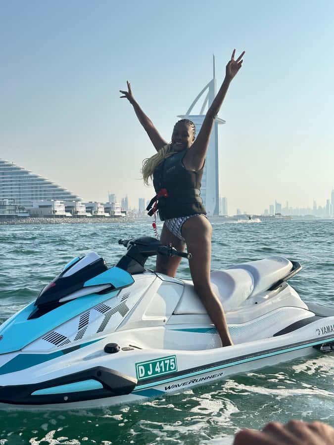 Dubai Jet Ski & Chill? More Like Jet Ski & Thrill! + Coffee - Dubai’s icon route from the water: Burj Al Arab to Atlantis