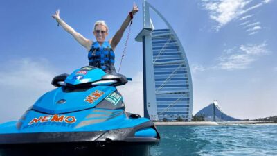 Dubai: Jet Ski to Atlantis with Videos, Photos and Ice Cream - Safety briefing and how the ride stays fun