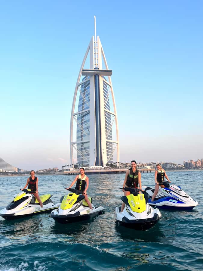 Dubai: Jet Ski to Burj Al Arab included Photos and Videos - The Start: Safety Briefing and Getting Comfortable Fast