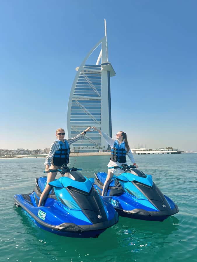 Dubai: Jet Ski Tour of Burj Al Arab with Photos & Videos - The 30-minute ride: Burj Al Arab plus skyline backdrops