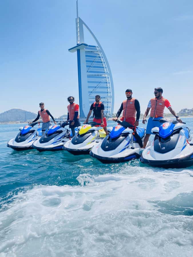 Dubai: Jet Ski Tour to Burj Al Arab and Atlantis - Jet ski setup, safety, and why the guide names matter
