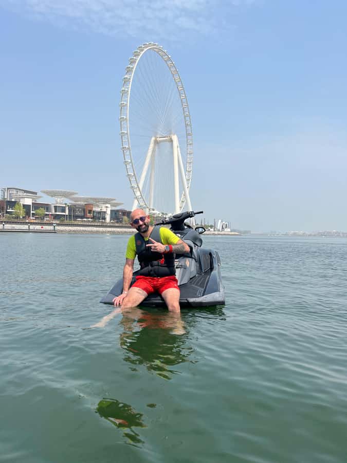 Dubai: Jet Ski Tour To Dubai marina, JBR - The Route: Dubai Fish Market to Burj Al Arab, Palm, Marina, JBR