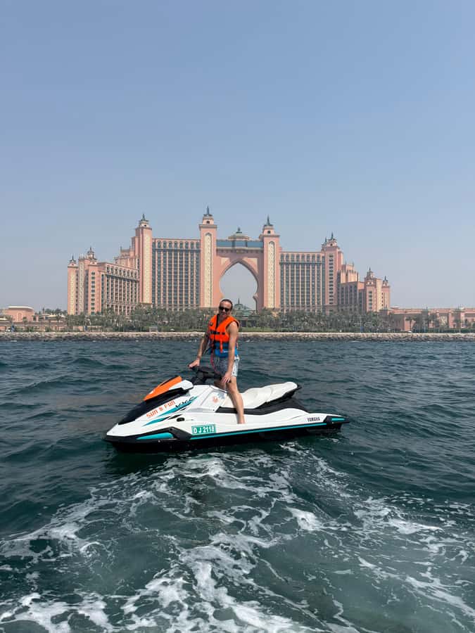 Dubai jet ski: visit the Burj al Arab and Atlantis with photos and videos - Free photos and video: the best part, with one practical catch