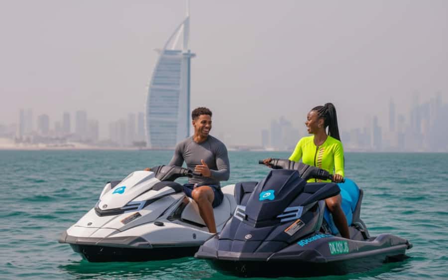 Dubai: Jetski, Burj Khalifa, Burj Al Arab, Juice, & Photos - Where You Meet: OceanAir Travels at Fishing Harbour 1