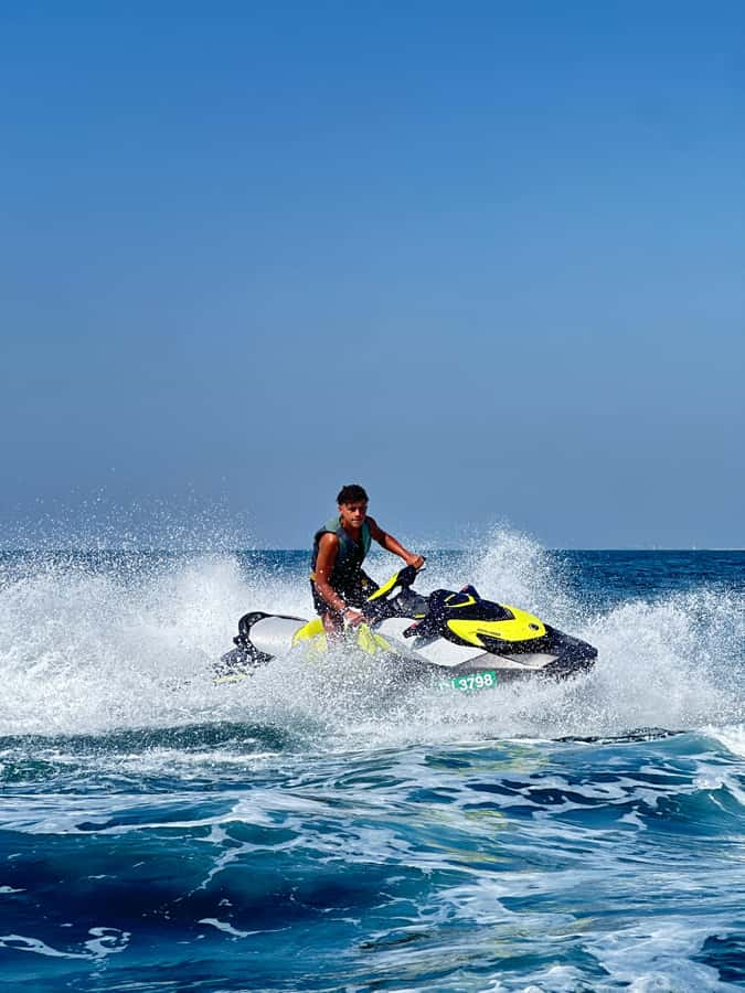 Dubai: Jetski Tour to Dubai Eye, JBR, Palm & Burj Al Arab - The Quick Safety Briefing, Then You Take the Helm