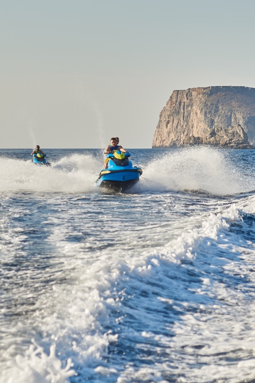 Falasarna: Jet Ski Safari to Balos Beach - The jet ski transfer: briefing, guided boat pacing, and real riding time