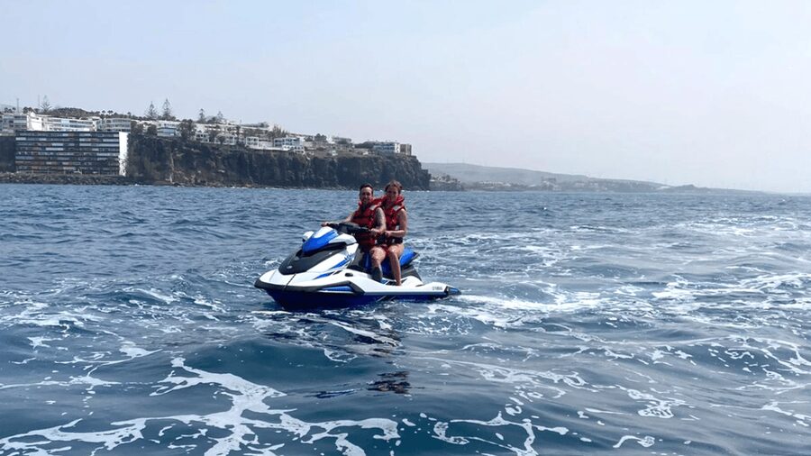 From Playa del Inglés: Guided Jet Ski Tour & Hotel Transfers - Safety briefing and getting “jet ski ready” fast