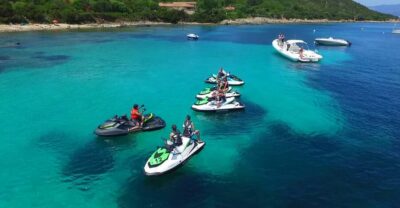 From Propriano: Gulf of Valinco Jetski Tour - 1h - Meeting at JET 7 Propriano (Mancinu Beach) and getting ready