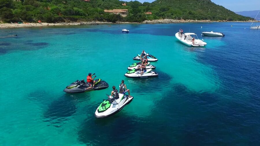From Propriano, Jetski tour Cala d' Aguillia - 2 h - Price and logistics: value for money, not just a cost tag