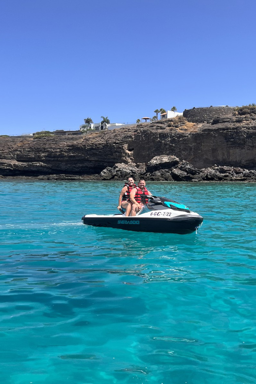 Fuerteventura : 30 minute JetSki Rental without licence - What you’ll see: Morro Jable from the sea