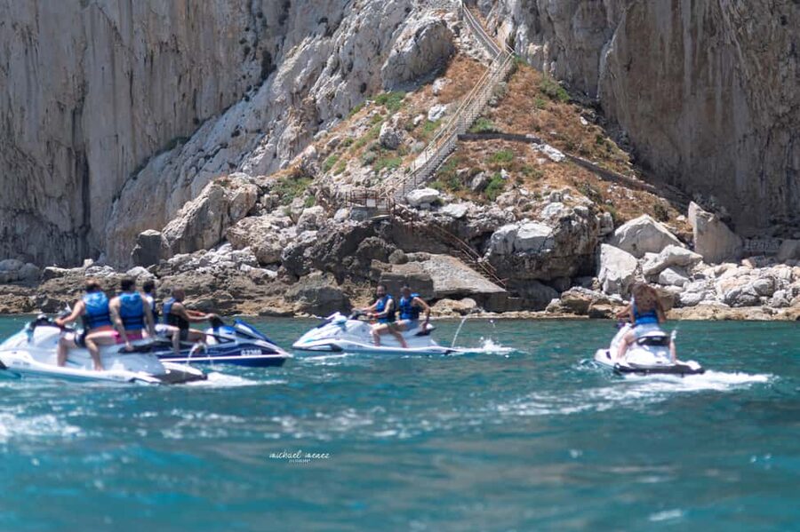 Gibraltar: Jet Ski Tour of the Bay - How the Timing Works: From Cruise Ship to Jet Ski Fast