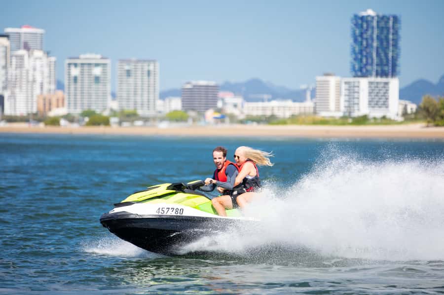 Gold Coast: 1.5-Hour Jet Ski Safari to Stradbroke Island - Time on the water: the 3-hour booking plus the extra practice hour
