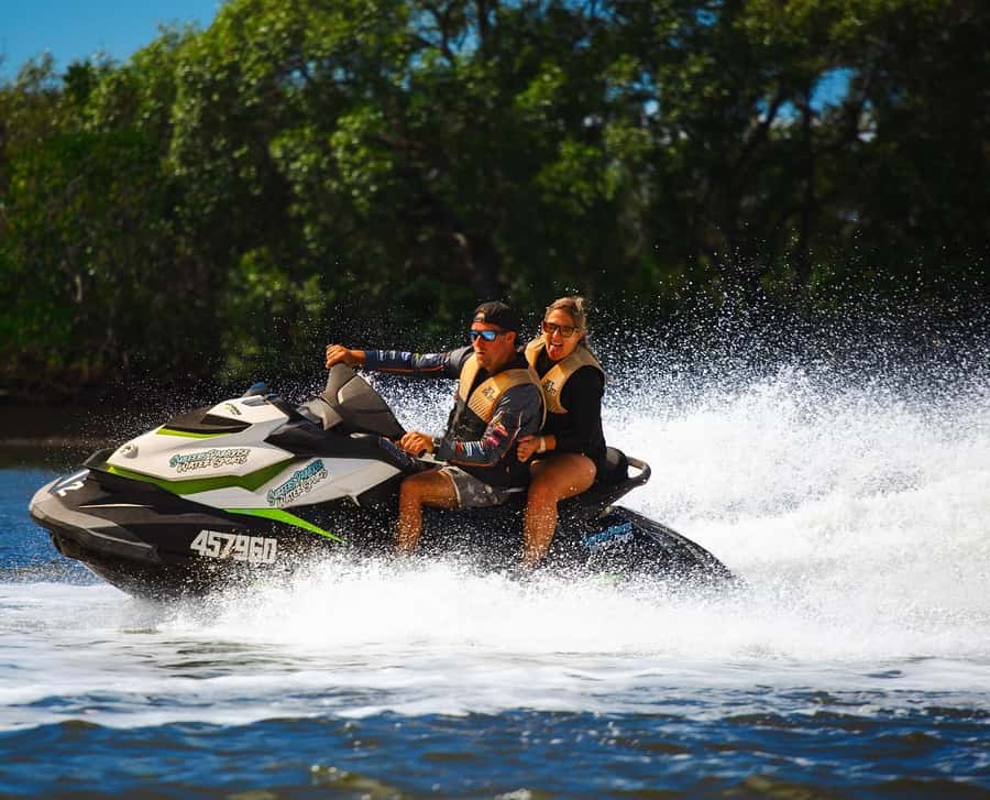 Gold Coast: 1-Hour Jet Ski Ride -No slow zones + Free Photos - The Views: Wavebake, Stradbroke, and “From the Water” Seeing