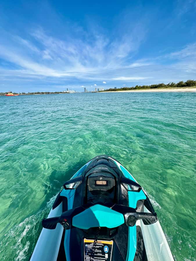 Gold Coast: 1-hour Jet-Ski Safari -No Slow Zones + Free Pics - Jet-Ski Safari on South Stradbroke: what the experience is really like