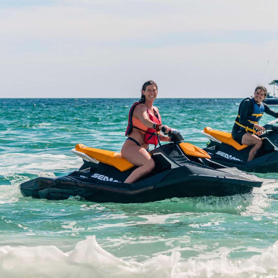 Jet Ski Adventure Zanzibar :Fun at Kendwa/Nungwi Beach - Price and value: $23 for the combo of training and route time