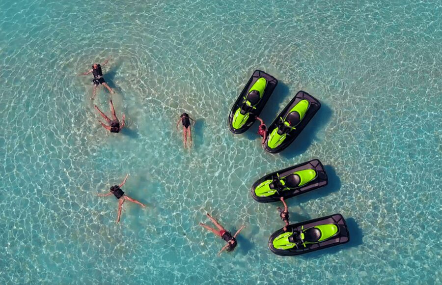 Jet ski ride : Initiation - The Southern Coast Route: Palombaggia, Santa-Giulia, Pinarello, and More