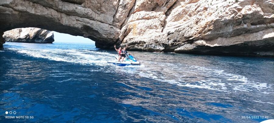 Jet Ski to Margaritas Islands from San Antonio - No License - Stop-by-stop: what you’ll do from start to Ses Margaritas
