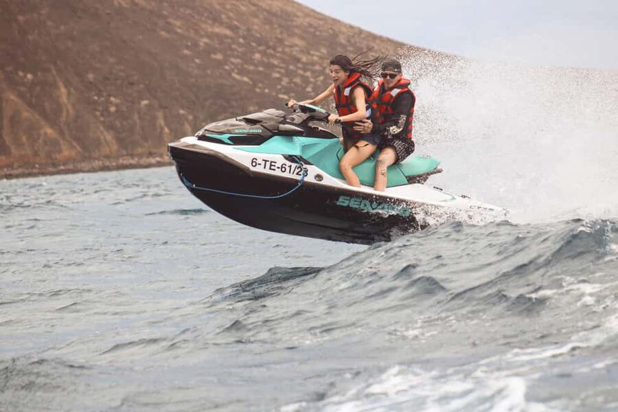 Jet Ski Tour Corralejo, Isla de Lobos - Quick itinerary in plain English (what happens when)