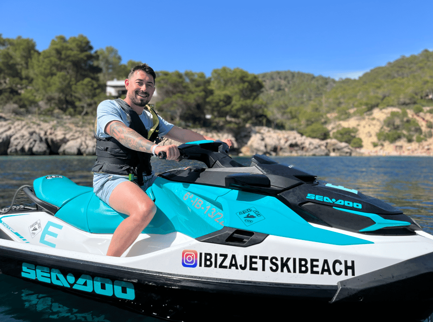 JET SKI TOUR to Atlantis From Sant Antony - IBIZA - Pickup around Sant Antoni and beyond: a convenient circle of beaches