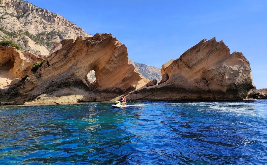 Jet Ski Tour to Atlantis Ibiza (Sa Pedrera) from San Antonio - Safety Briefing + Short Practice Run in the Bay