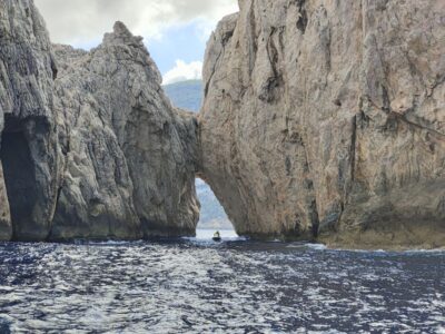 Jet Ski Tour to Cala Albarca from San Antonio - Meeting at San Antonio Bay and getting on the Yamaha VX