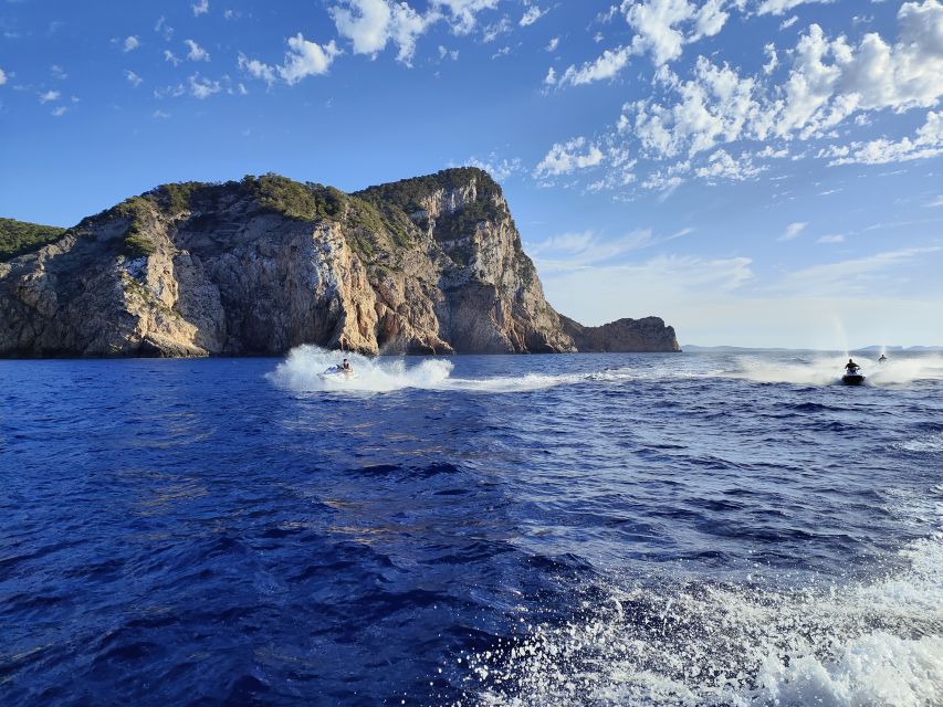 Jet Ski Tour to Cala Albarca from San Antonio - Cala d’Albarca swim stop and the sea-only views